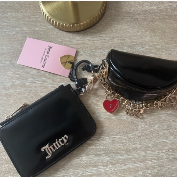 Juicy Couture Card Wallet and Coin Wallet Set Of 2, NWT - Picture 2 of 2